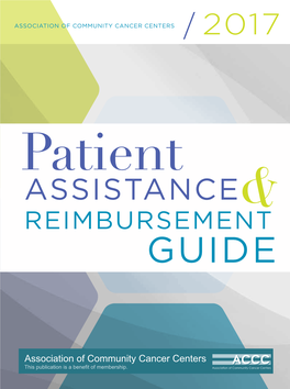 ACCC Patient Assistance and Reimbursement Guide