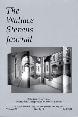 Vol. 25, No. 2 (Fall 2001)