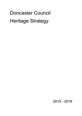 Doncaster Heritage Strategy
