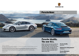 Porschenews 03/2011 Porsche Identity. the New 911
