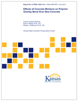 Effects of Concrete Moisture on Polymer Overlay Bond Over New Concrete