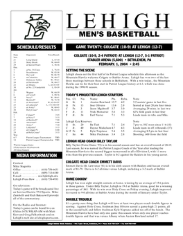 Men's Basketball