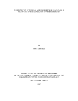 University of Florida Thesis Or Dissertation Formatting