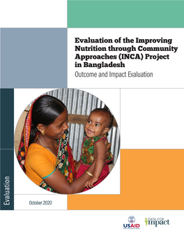 (INCA) Project in Bangladesh Outcome and Impact Evaluation