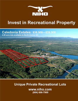 Invest in Recreational Property