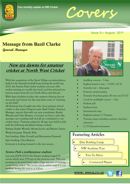 North West Cricket Announces Contracted Players