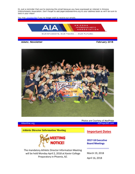 AIA Newsletter