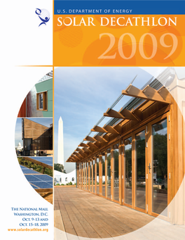 U.S. Department of Energy Solar Decathlon 2009 Exhibits and Events