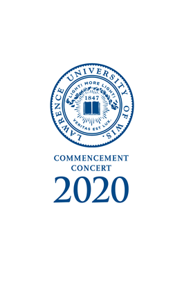 Commencement Concert 2020