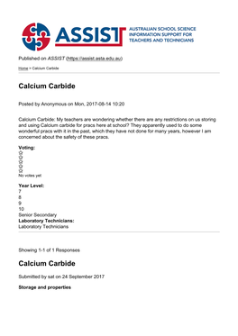 Calcium Carbide