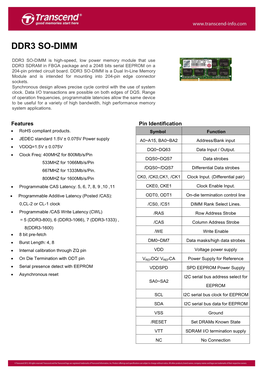 Ddr3 So-Dimm