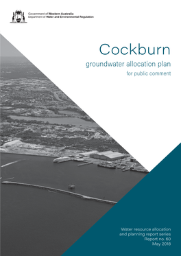 Cockburn Groundwater Allocation Plan. for Public Comment