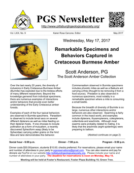 PGS 2017-5 Newsletter