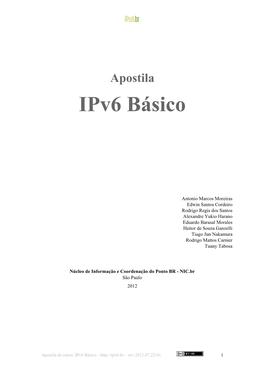 Apostila Ipv6 Básico