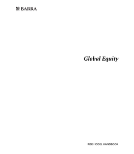 Global Equity Model (GEM) Handbook