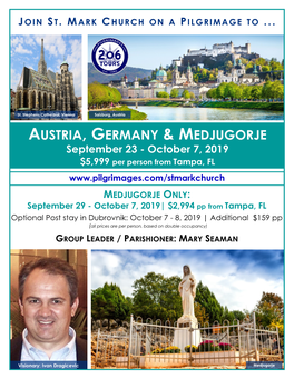 Austria, Germany & Medjugorje