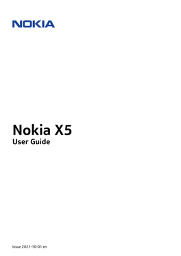 Nokia X5 User Guide