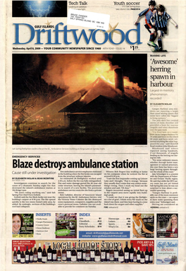 Blaze Destroys Ambulance Station