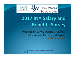 2017 INA Nanny Salary and Benefits Survey