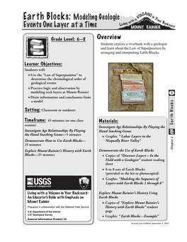 Earth Blocks: Modeling Geologic Events One Layer at a Time