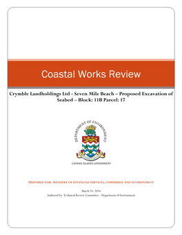 Coastal Works Review – Seven Mile Beach