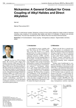 Nickamine: a General Catalyst for Cross Coupling of Alkyl Halides and Direct Alkylation