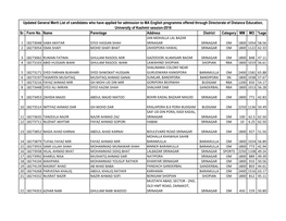 Sr. Form No. Name Parentage Address District Category MM MO