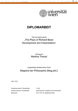 Diplomarbeit