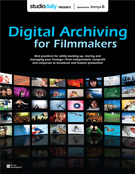 Digital Archiving for Film-Makers