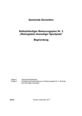 Gemeinde Zerrenthin Selbstständiger