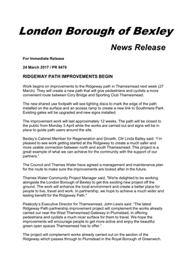 Ridgeway Path Improvements Begin