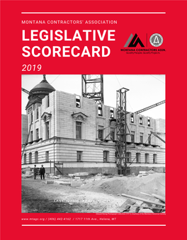 2019 MCA Legislative Scorecard