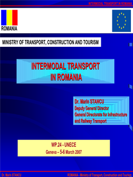 Intermodal Transport in Romania