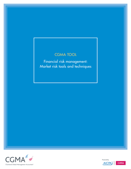 CGMA TOOL Financial Risk Management