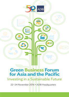 Green Business Forum: Agenda