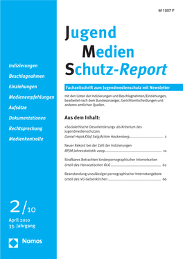 Schutz-Report Medien Jugend
