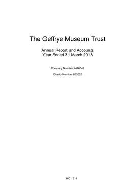 The Geffrye Museum Trust