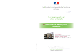 Unité Territoriale D'aménagement De Pithiviers Service Prospective Et Action Territoriales
