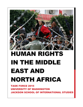 Human Rights in the Middle East and North Africa Task Force 2015 University of Washington Jackson School of International Studies