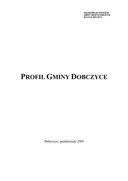 Profil Gminy Dobczyce