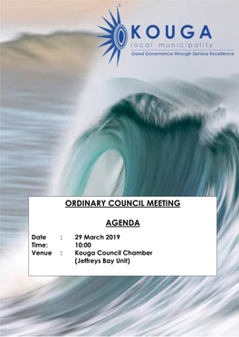 Ordinary Council Meeting Agenda