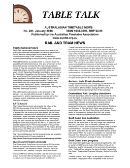 Rail and Tram News