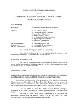 Actas Junta De Gobierno De 10 Y 21 De