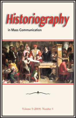 Historiography in Mass Communication Editor Wm