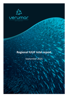 Verumar Regional IUUF Intel Report, Sep 2020[1][4]