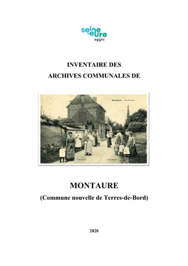 MONTAURE (Commune Nouvelle De Terres-De-Bord)