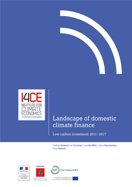 Landscape of Domestic Climate Finance