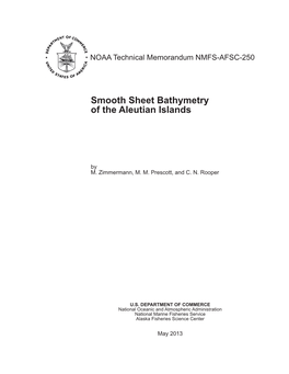 Smooth Sheet Bathymetry of the Aleutian Islands