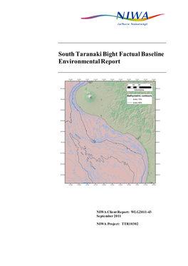 South Taranaki Bight Factual Baseline Environmental Report