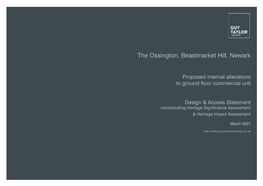 The Ossington, Beastmarket Hill, Newark